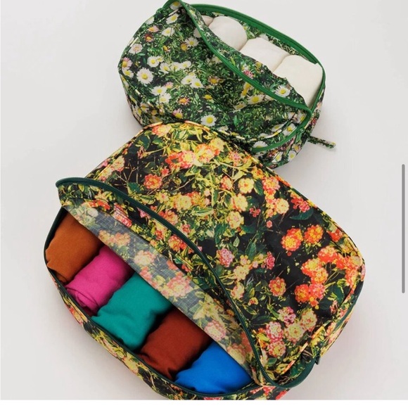 NWOT Baggu Packing Cube Set - Photo Floral - Picture 6 of 8